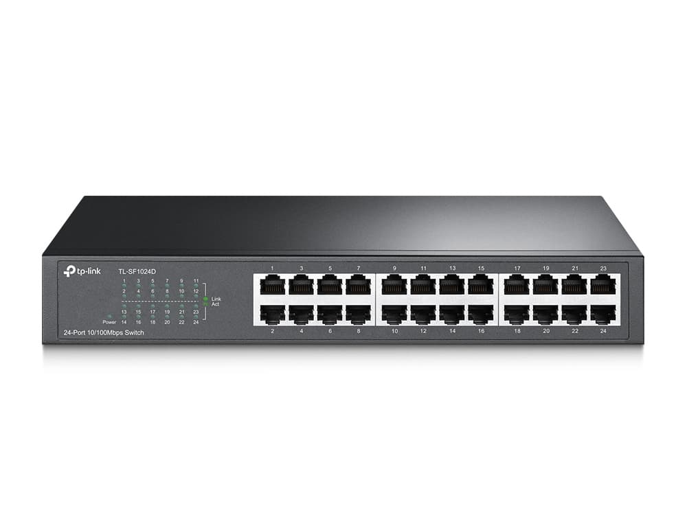 SWITCH 24PORTS DESKTOP 10/100